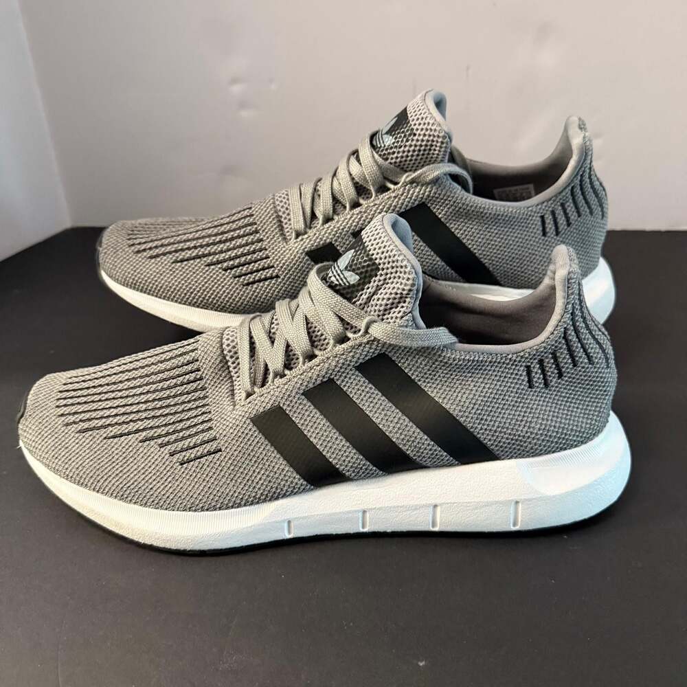 Adidas Swift Run Mens Black, Grey, Sneakers Casual Shoes Size 13